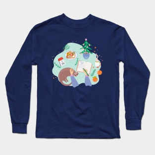 Christmas scene Long Sleeve T-Shirt